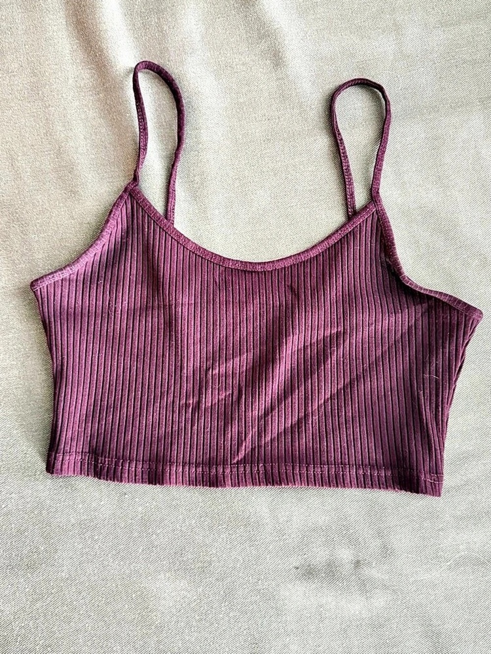 Wilfred Free Ribbed Camisole in Purple Size Medium